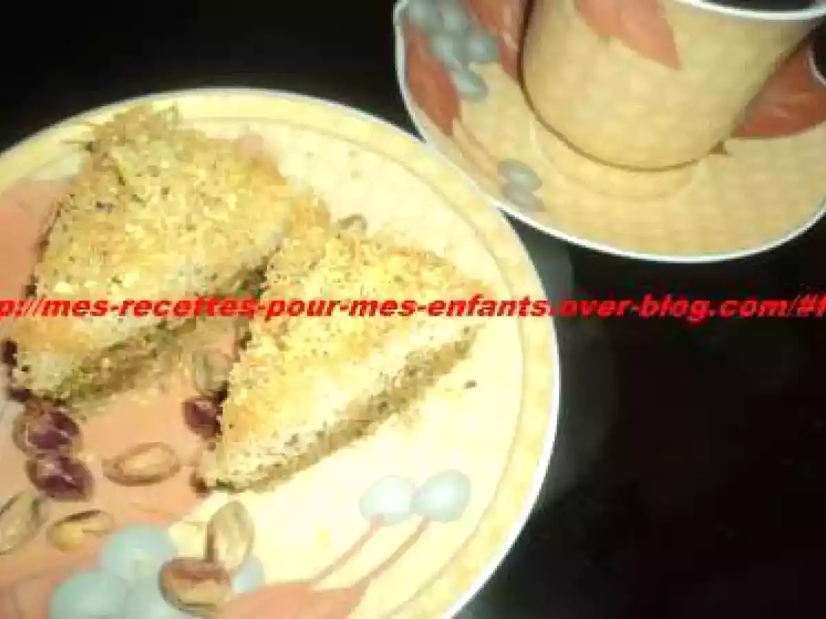 Knéfé bi festq : kadaif aux pistache ( Syrie)