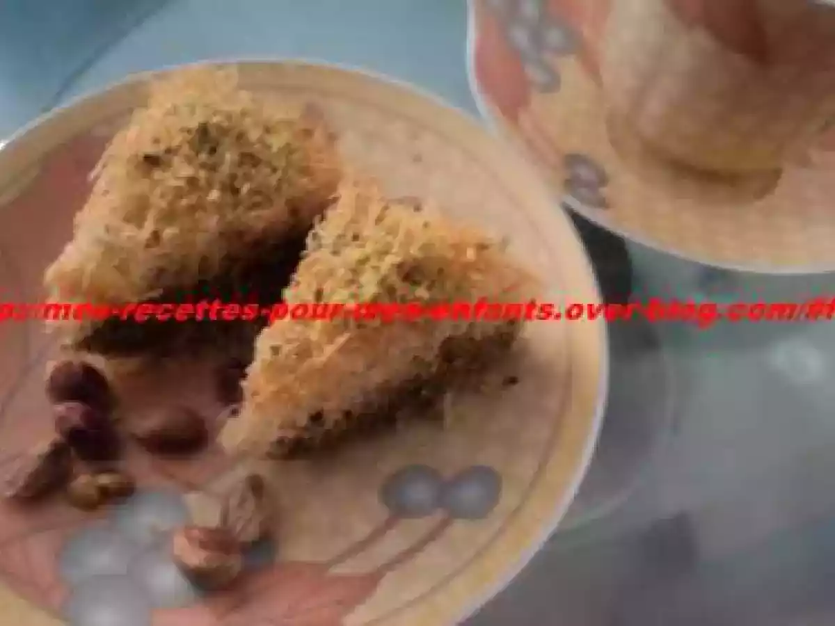 Knéfé bi festq : kadaif aux pistache ( Syrie) - photo 2