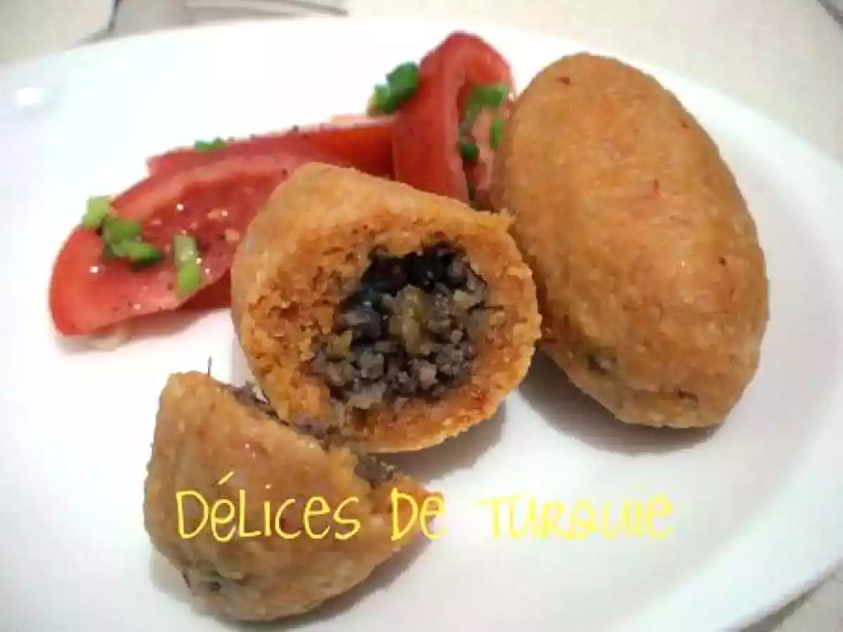 Köfte en croûte de boulgour - ?çli Köfte - Version #2