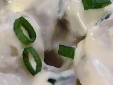 Kohlrabi en salade crémeuse