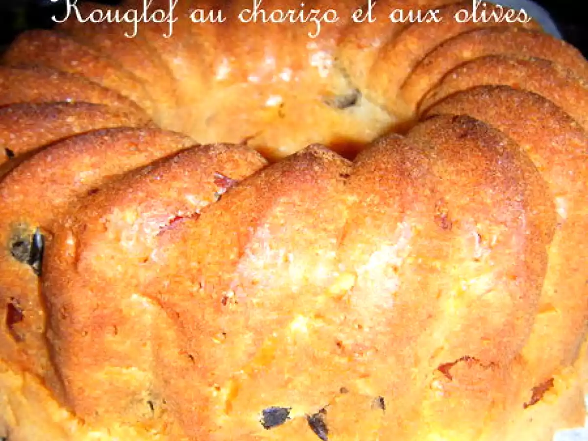 Kouglof au chorizo et aux olives de Sophie