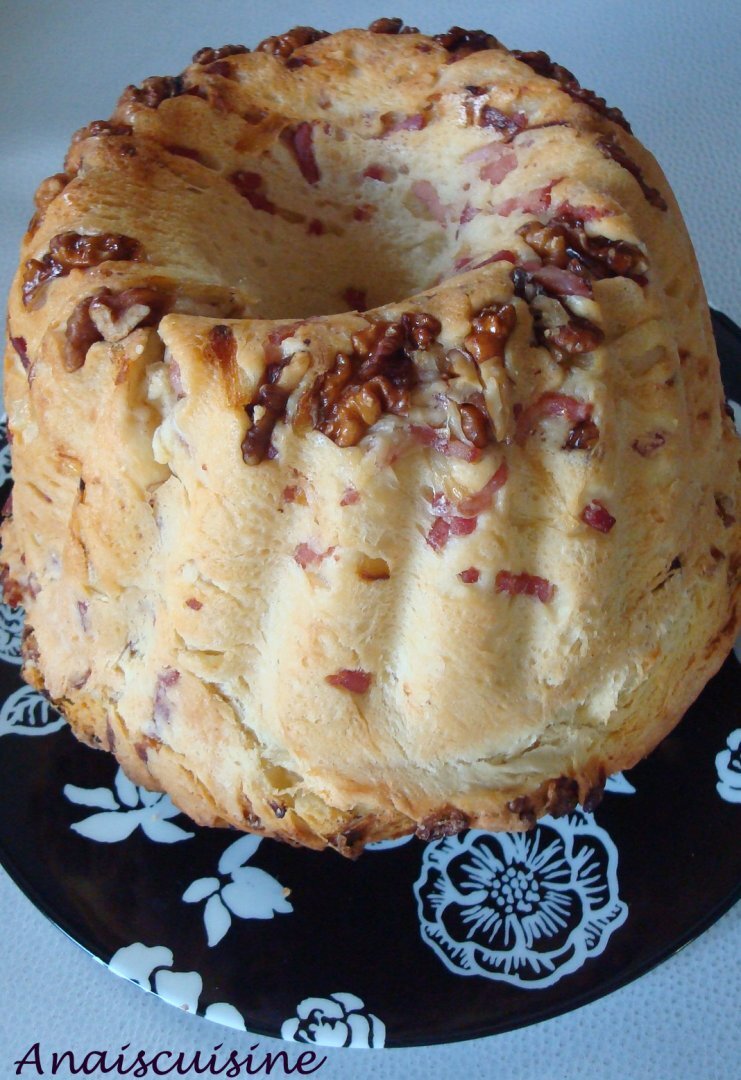 Kouglof aux lardons et aux noix Recette Ptitchef