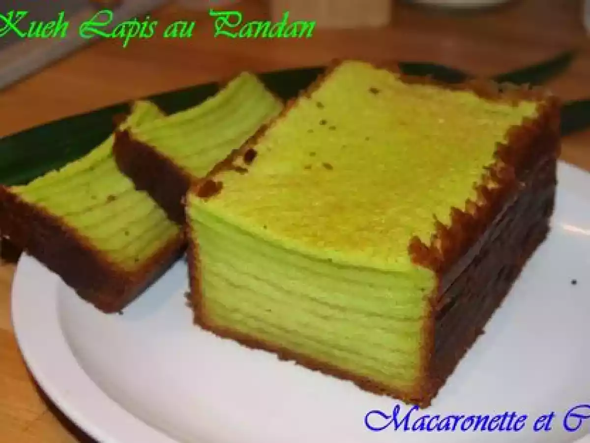 Kueh Lapis au Pandan