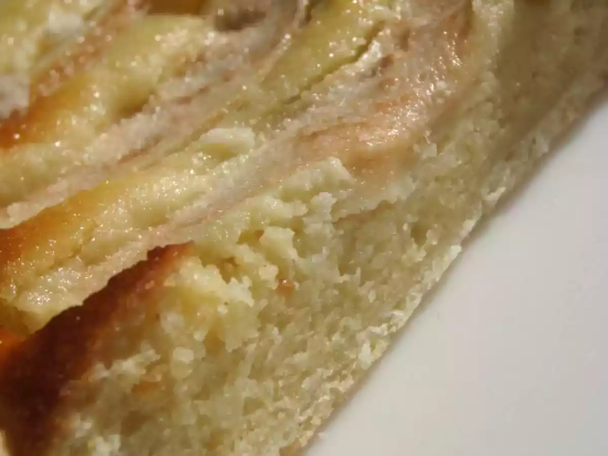 L'amandine aux poires qui est light et qui ne colle pas au papier