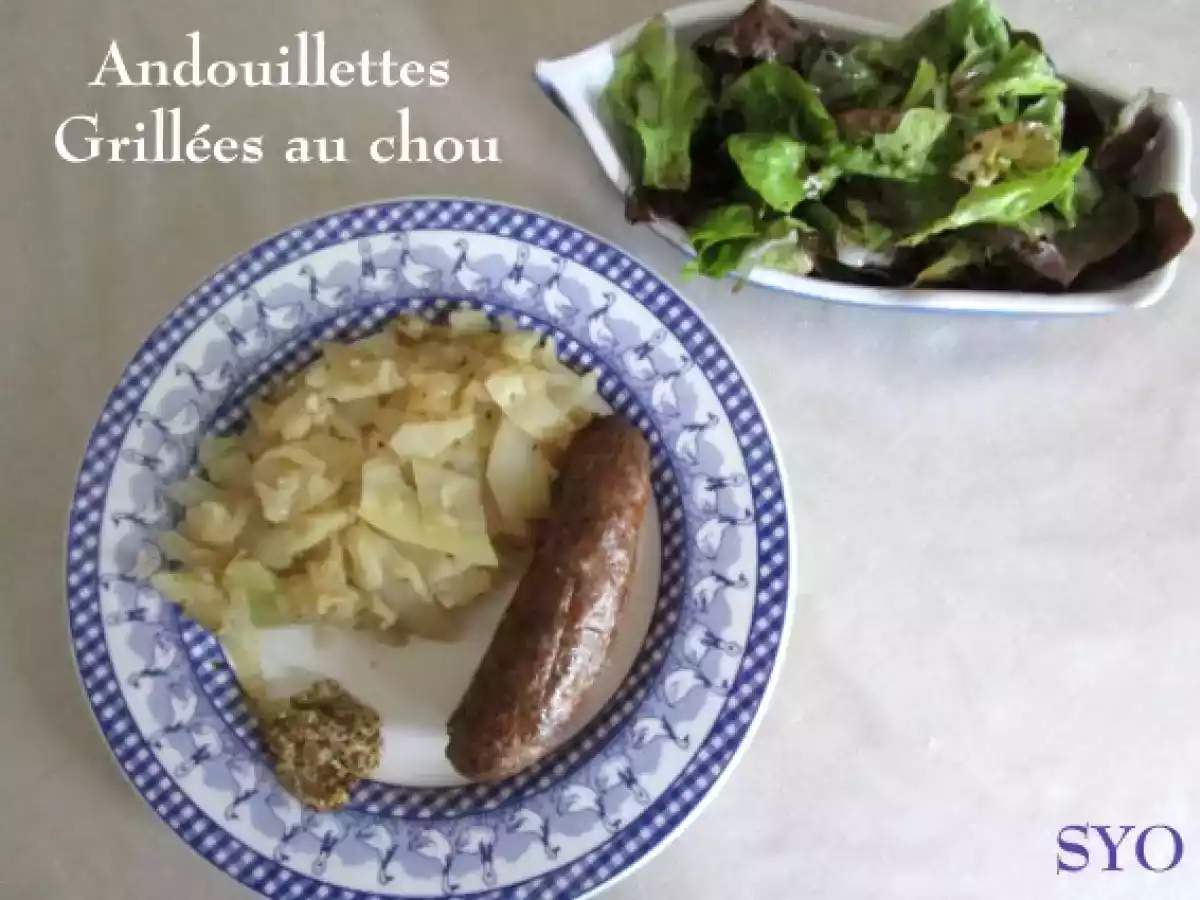 L'Andouillettes au Chou Blanc du Petit Bistro