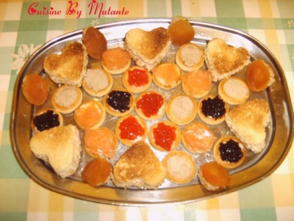 Recette de l'apéritif du réveillon du nouvel an