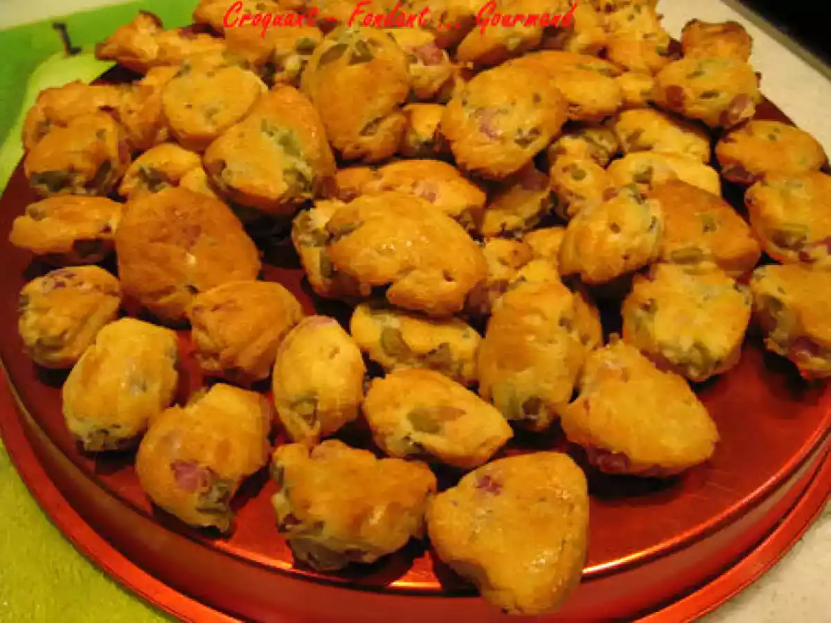 L'APÉRITIF : Madeleines aux Olives et aux Lardons