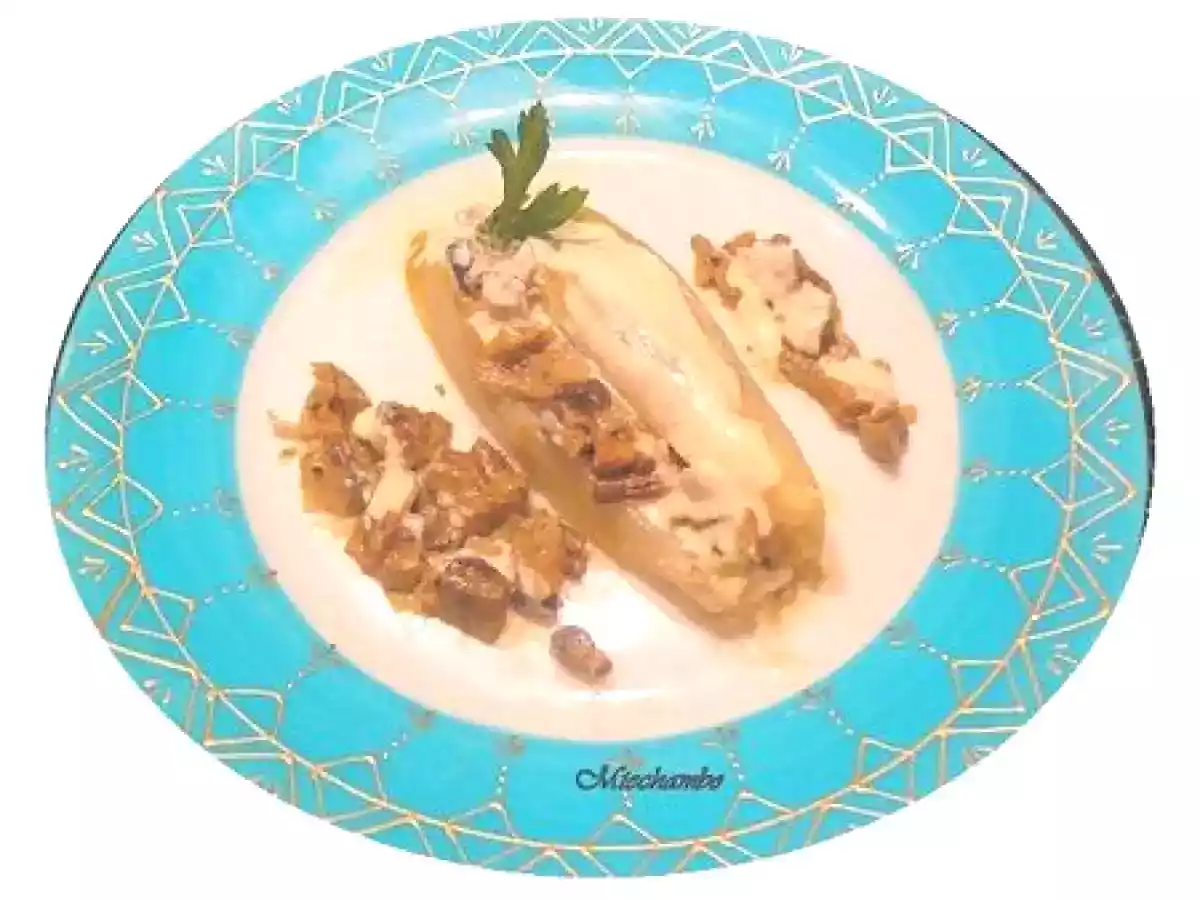 L?ENDIVE FONDANTE AUX CHAMPIGNONS de Michel Guérard