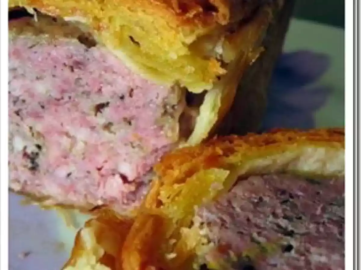 L' excellent pâté de lapin en croûte de mon chéri!!!