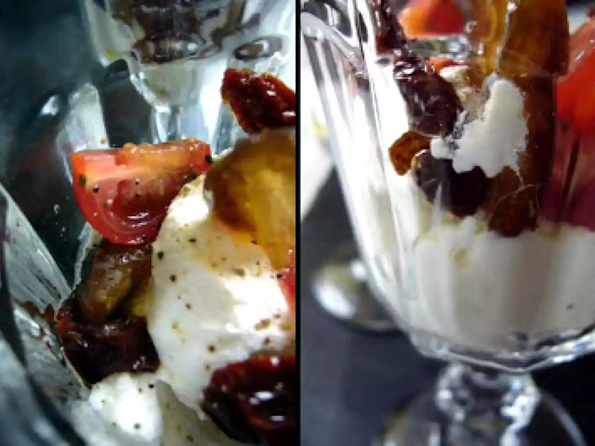 L'idée du week-end : verrines de tomates séchées et de dattes à la ricotta - photo 2