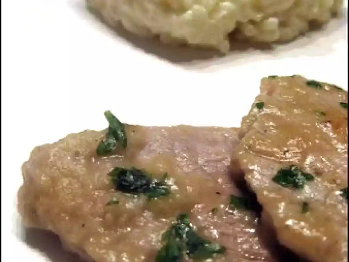 L'italie dans ma cuisine : piccatina al limone (mini-escalopes de veau au citron)