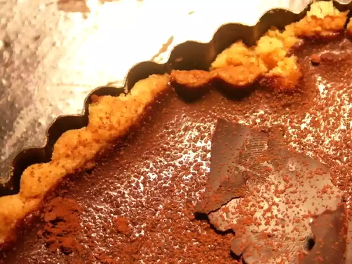 La belle tarte de Felder au chocolat