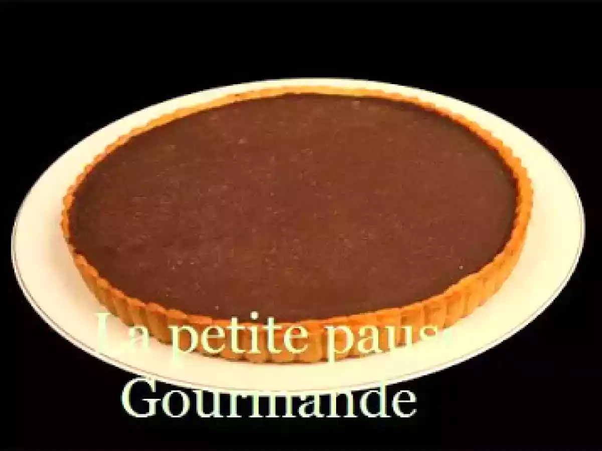 La bonne tarte au Chocolat toute simple