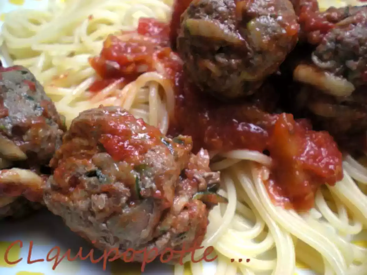 La boulette -courgette rigolote qu'on boulotte