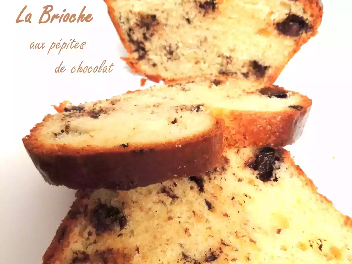 La brioche Nanterre aux pépites de chocolat