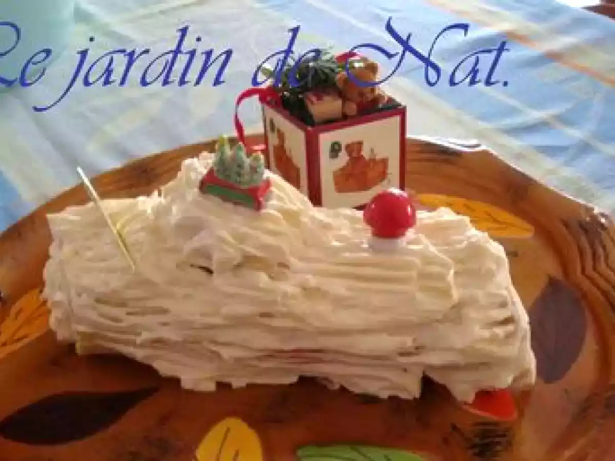 La bûche de NOEL au chocolat blanc - photo 2