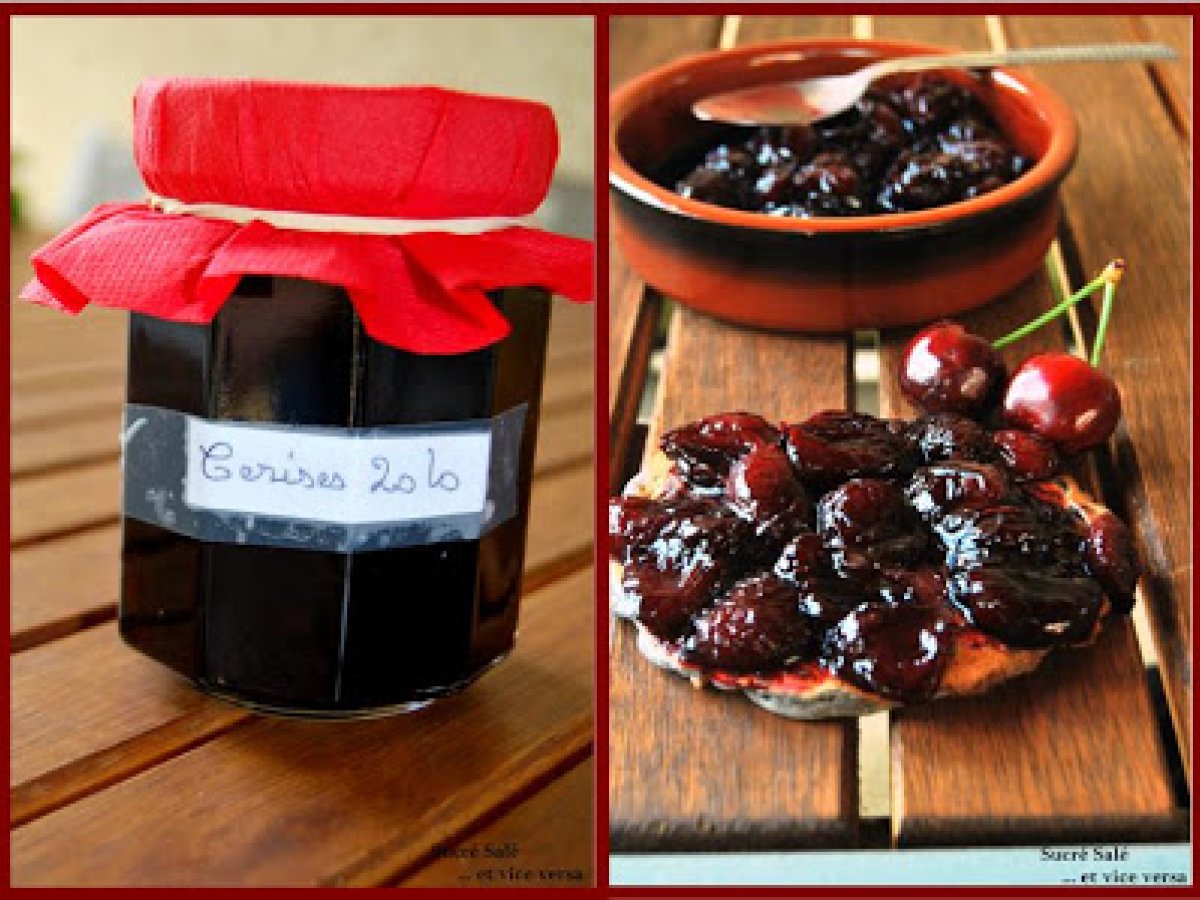 La confiture de cerises maison - Recette Ptitchef