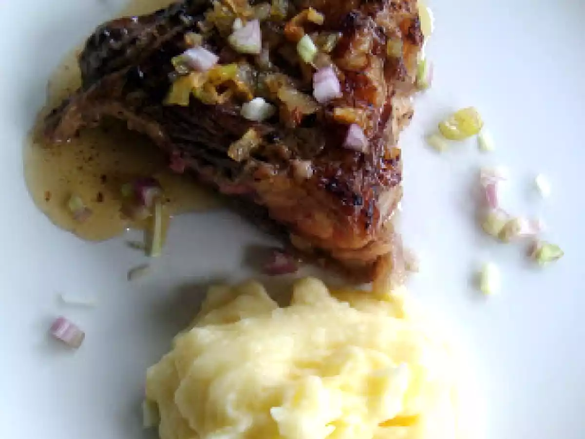 La côte de boeuf de Dédé et la purée de Robuchon