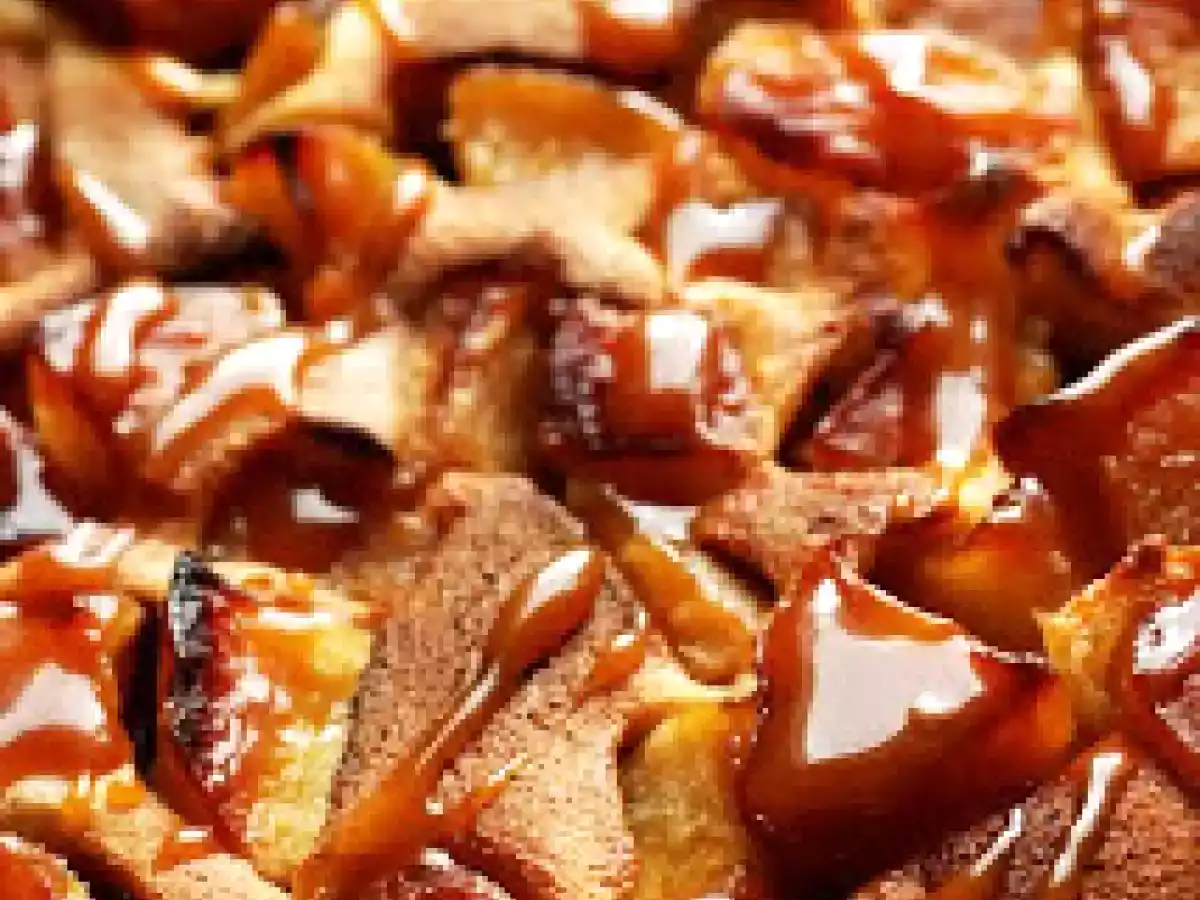 La flognarde aux pommes sous le caramel - photo 3