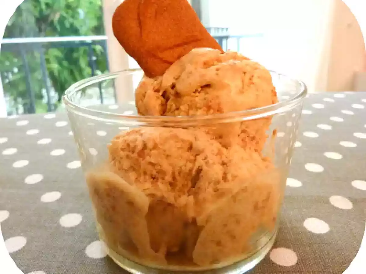 La glace au speculoos sans sorbetière.