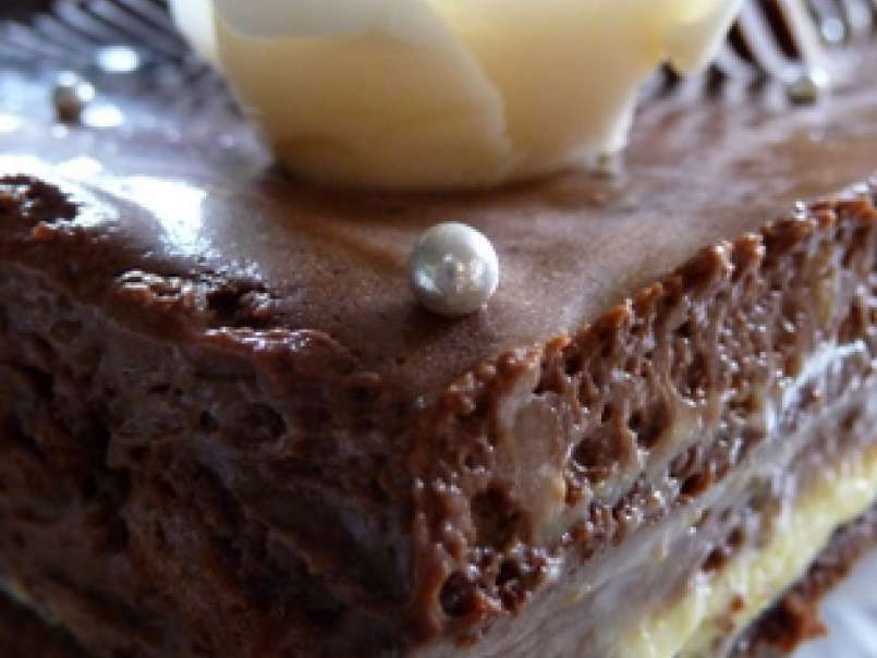 La gourmandise : qd la crème brûlée rencontre le chocolat dans un entremet., photo 1