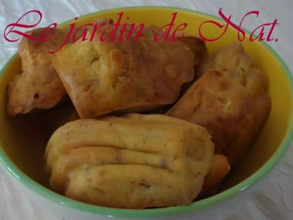 La madeleine jambon/fromage et noix.