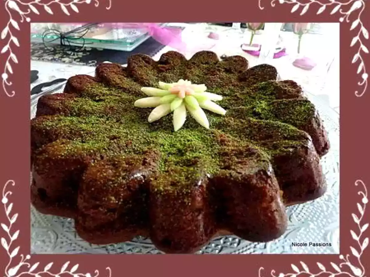 La marguerite sur le gâteau.