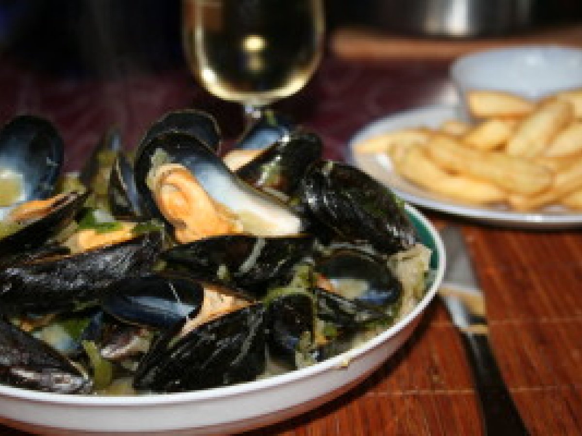 La moulesfrites belge .. la seule, la vraie. Recette Ptitchef
