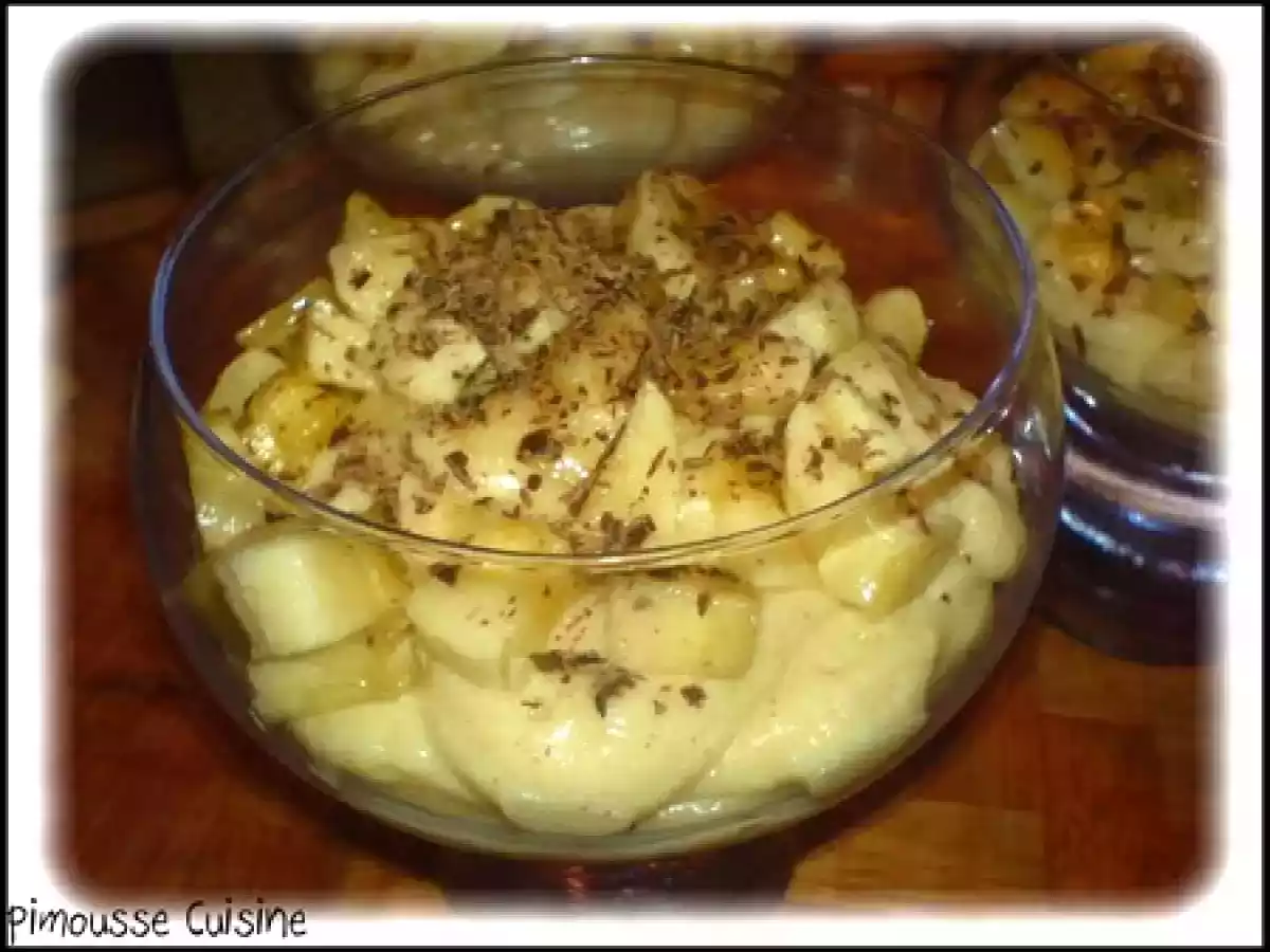 La mousse gourmande à la crème de noix de coco et ses bananes en verrines - photo 4