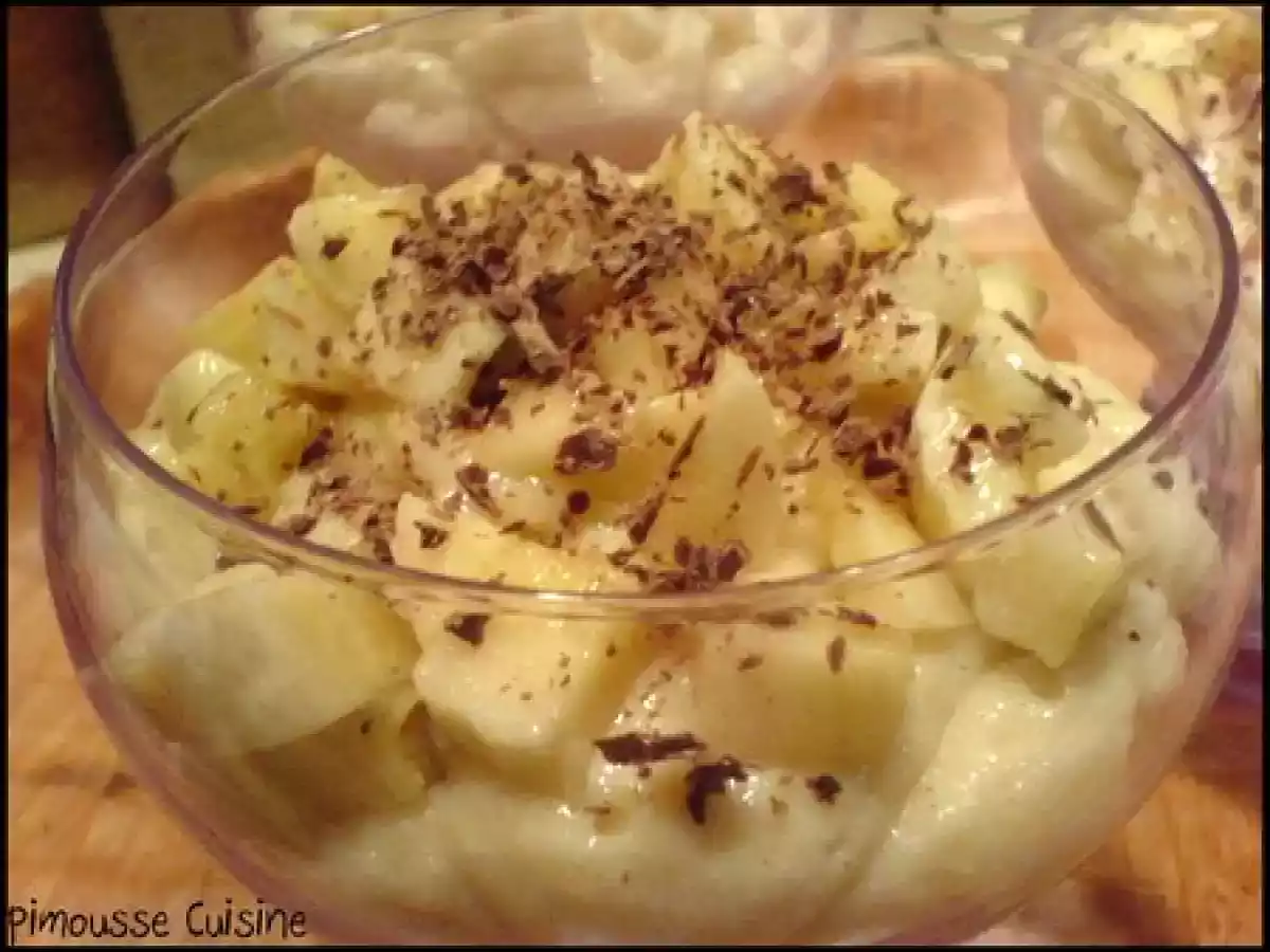 La mousse gourmande à la crème de noix de coco et ses bananes en verrines - photo 5