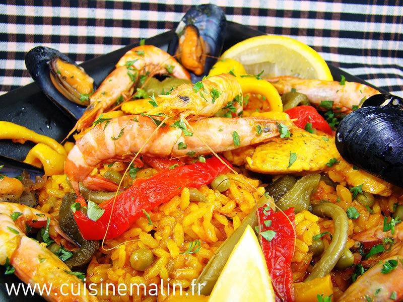 La Paella Malin Rosa Maria Recette Ptitchef