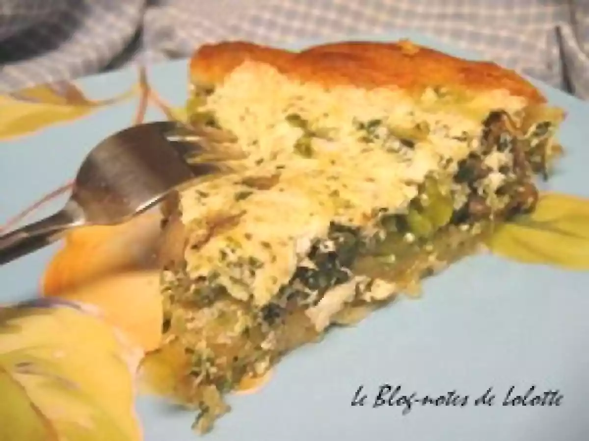 La pâte à croissant dans ta quiche, des asperges, des champignons, de la mozzarella?