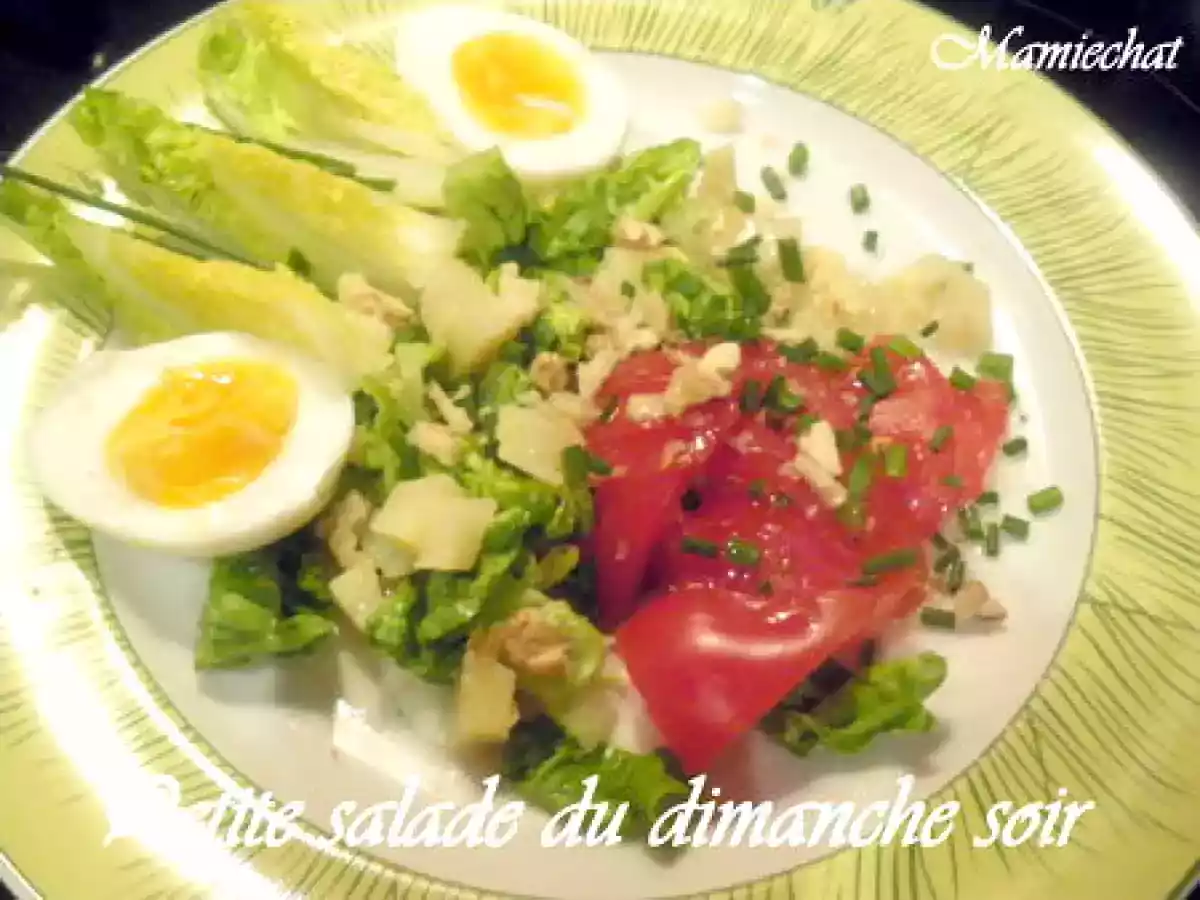 La petite salade du dimanche soir