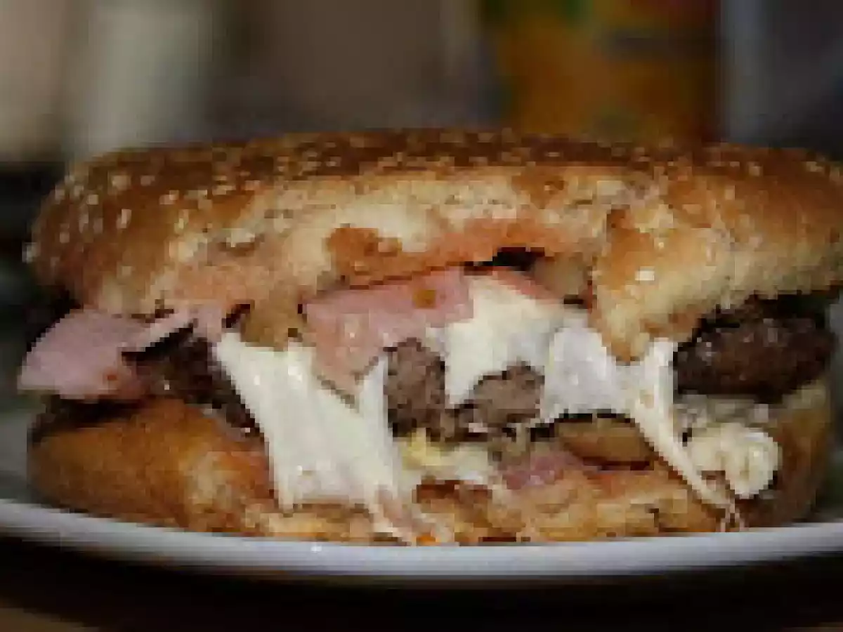 La Pizza-Burger ou le Burger-Pizza, à vous de voir ! - photo 2