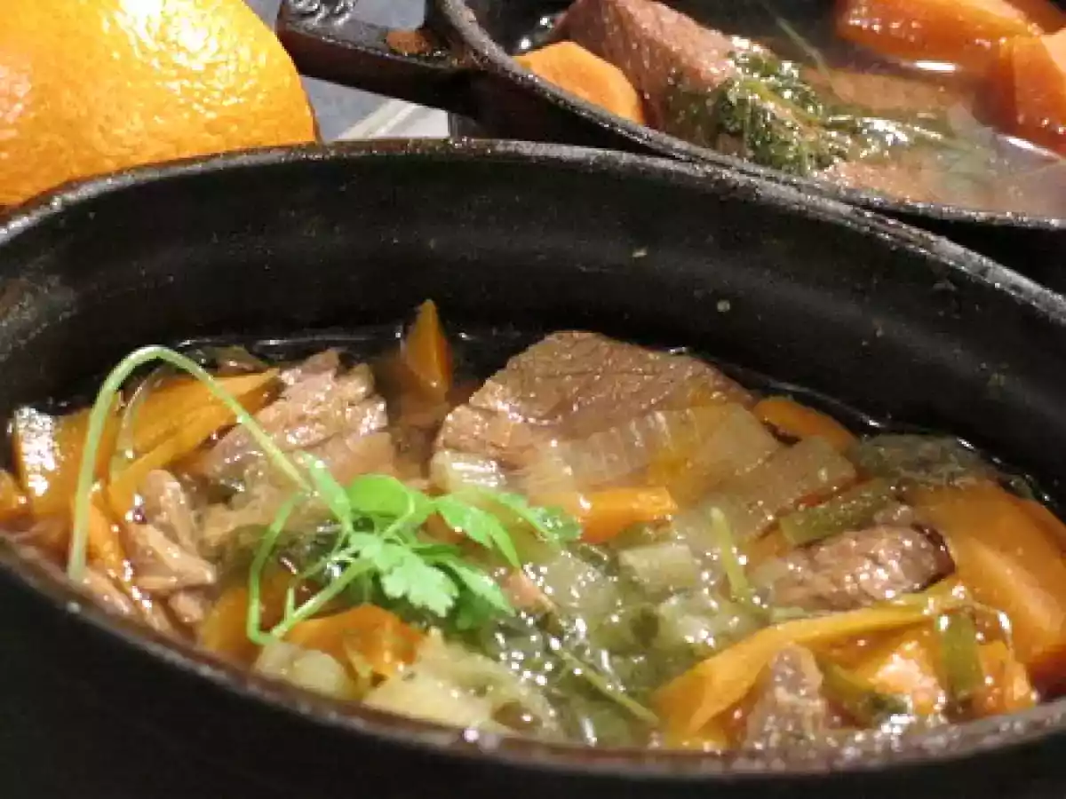 La popote en cocotte : boeuf à la mandarine - photo 2