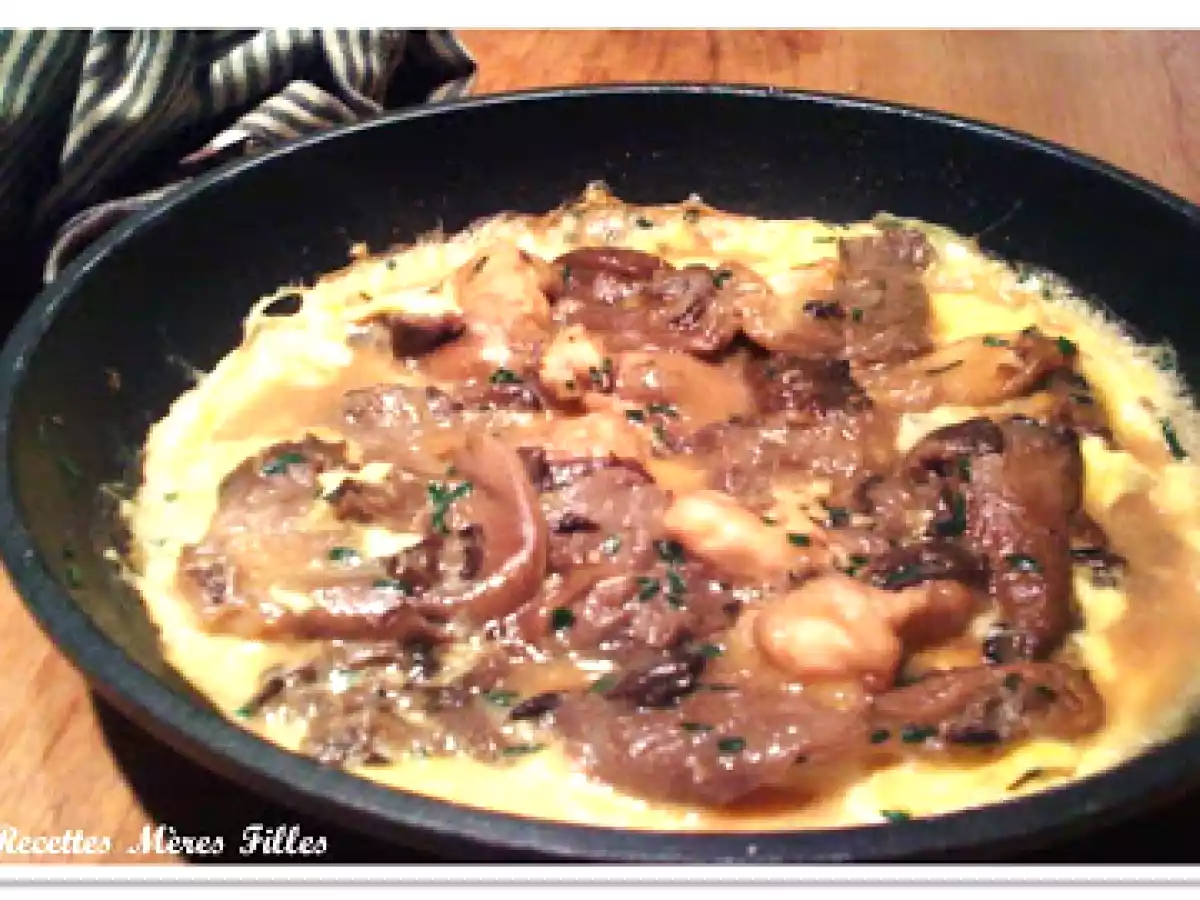 La recette Champignons : Omelette aux Pleurotes