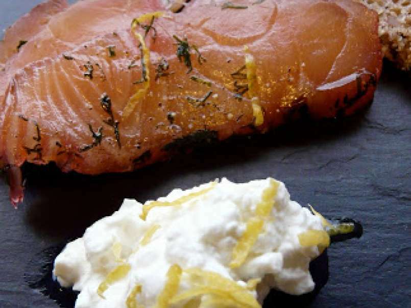La recette idéale pour les fêtes un saumon séché au sucre et sel de Garance - photo 2