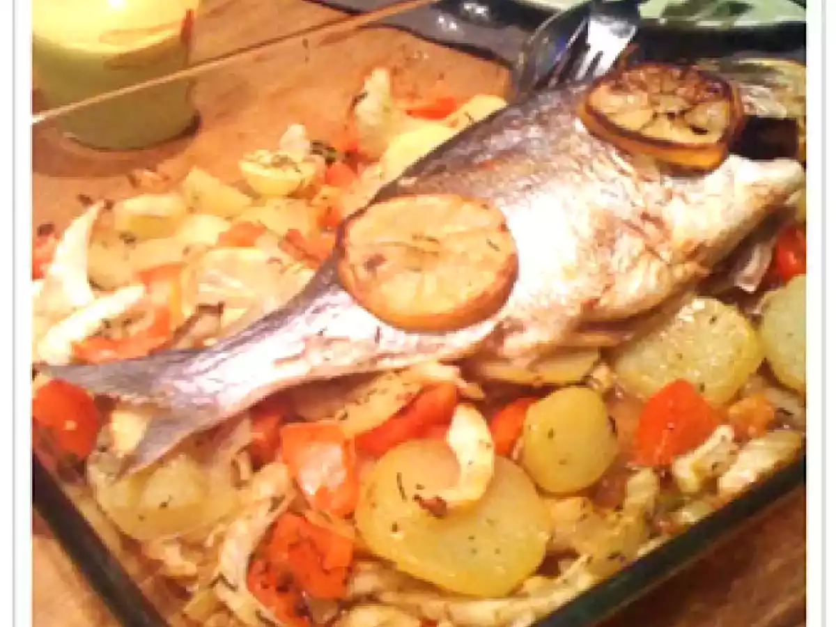 La recette Poisson Blanc : Daurade au four