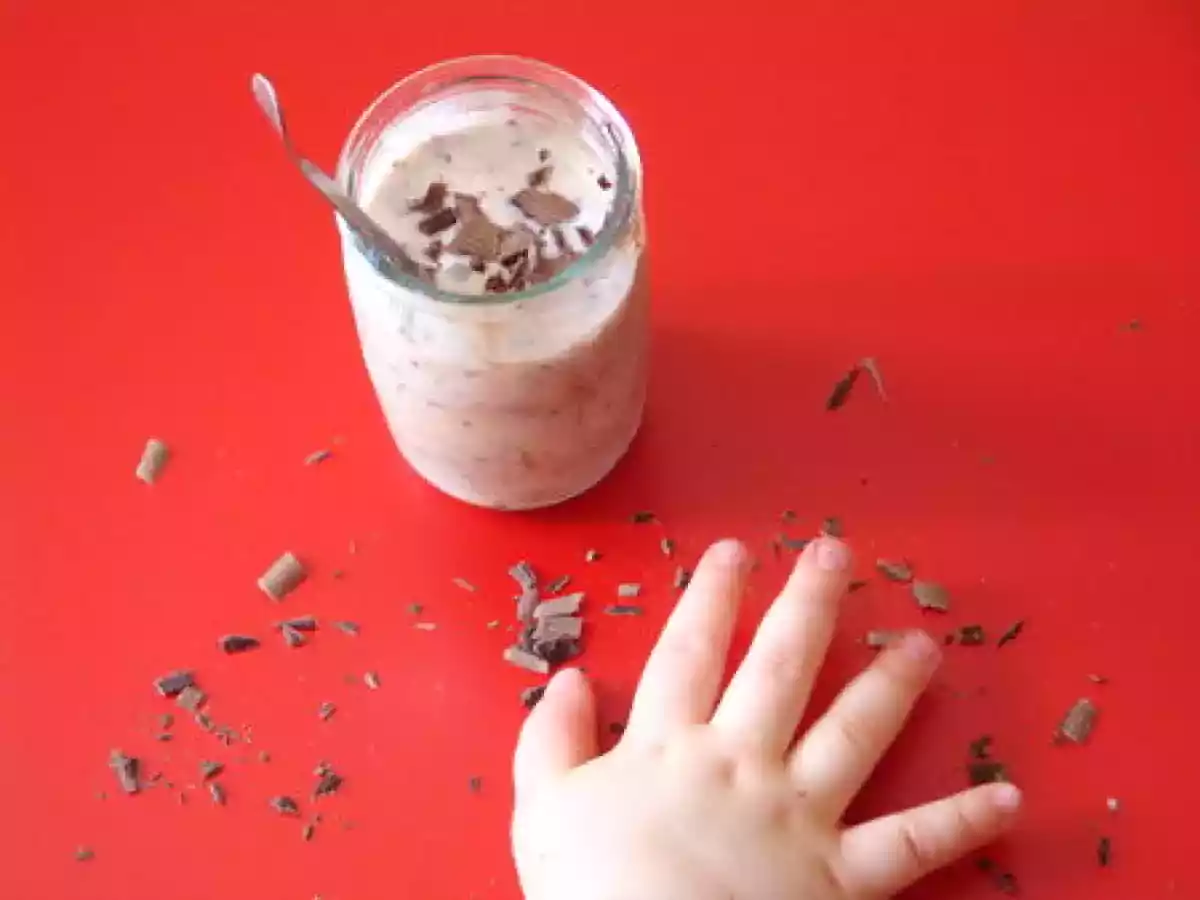 La rencontre de la vanille et du chocolat ... ou le yaourt stracciatella