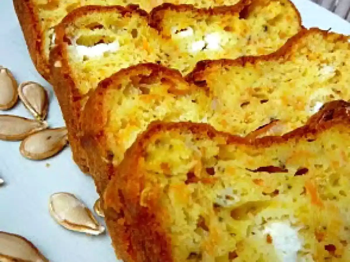 La saga de la courge Recette n°2 = Cake à la courge râpée et au chèvre - photo 2