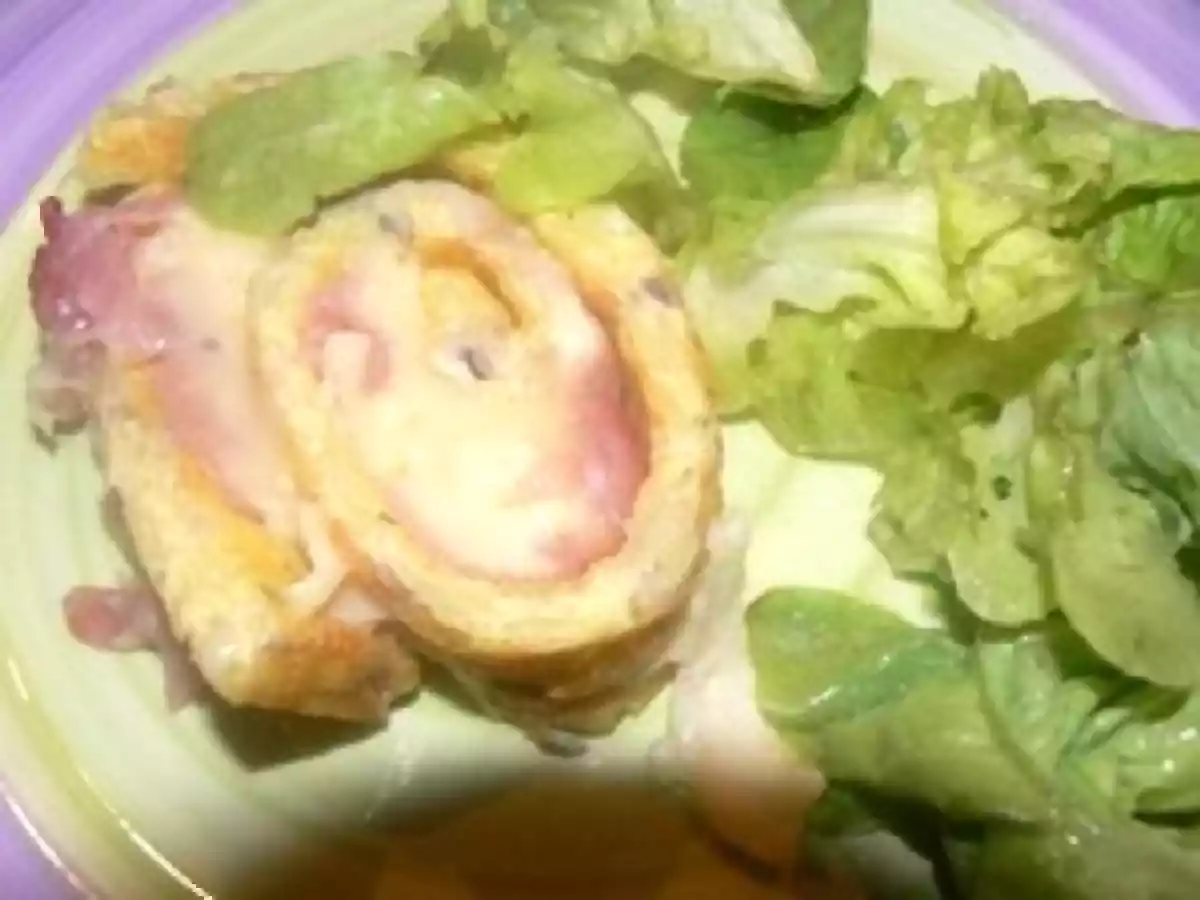 LA TARTIFLETTE ROULEE AU JAMBON DE BAYONNE