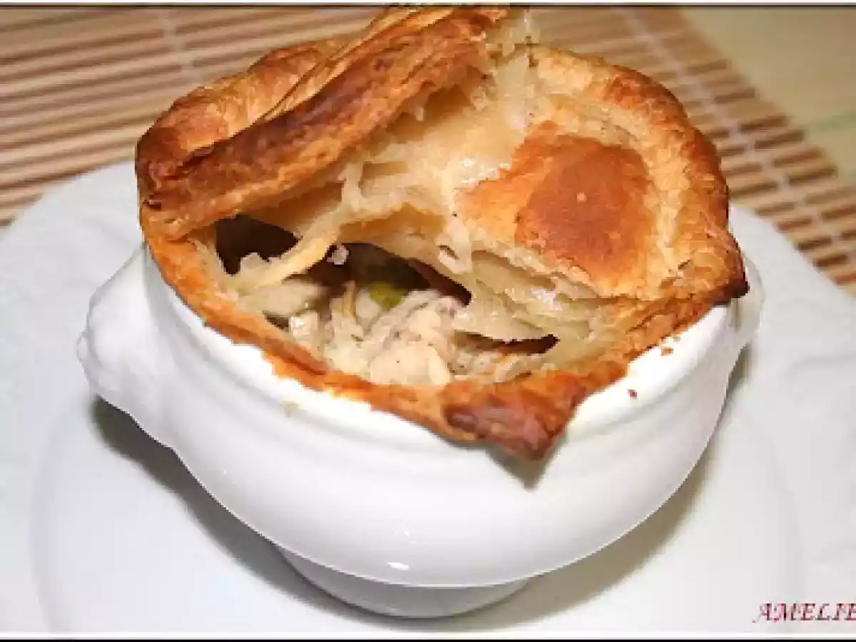 LA TOURTE AU POULET ET CHAMPIGNONS EXPRESS - photo 2