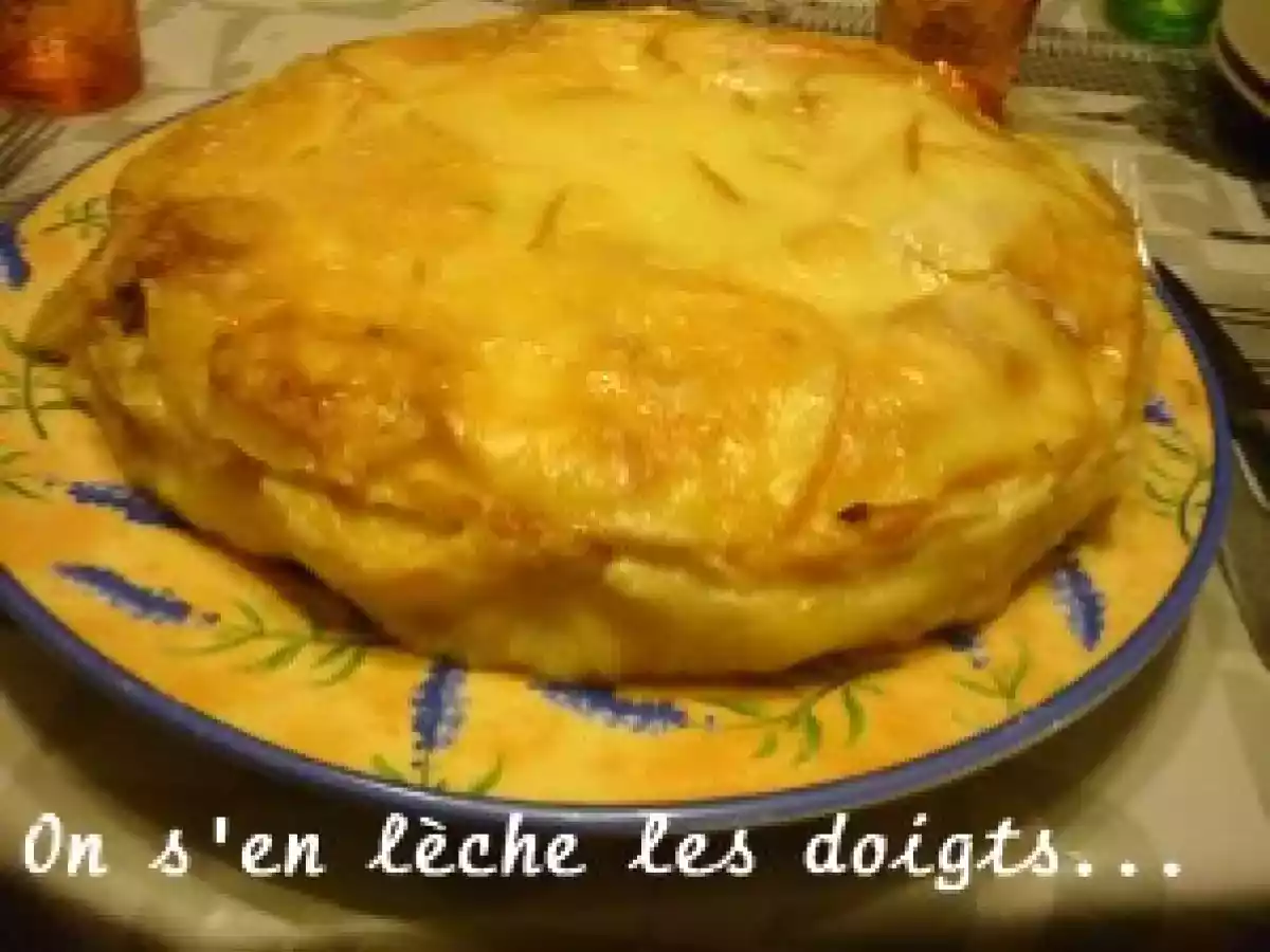 La Tourtiflette ou tarte façon tartiflette