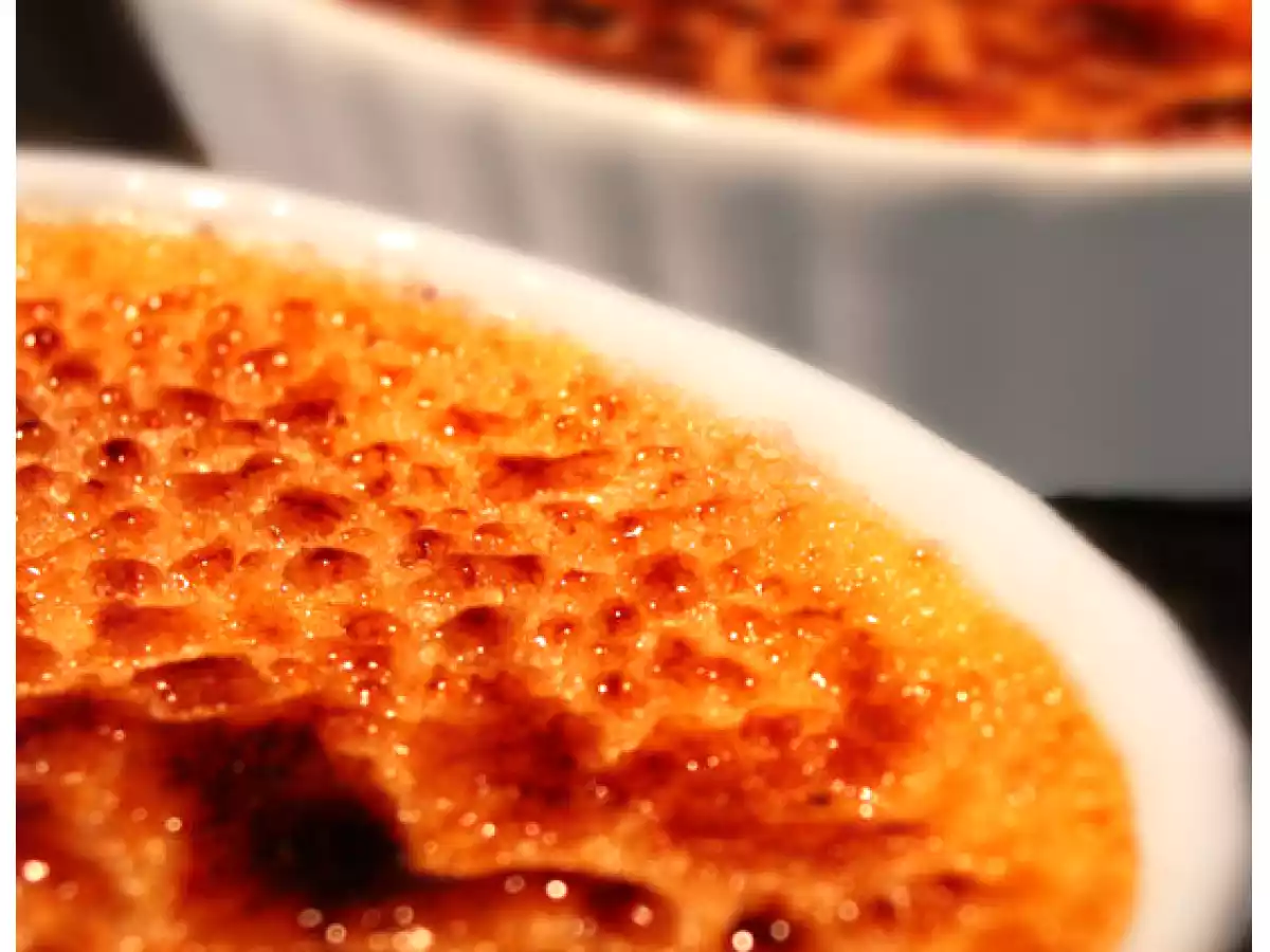 La traditionnelle et classique Crème Brûlée