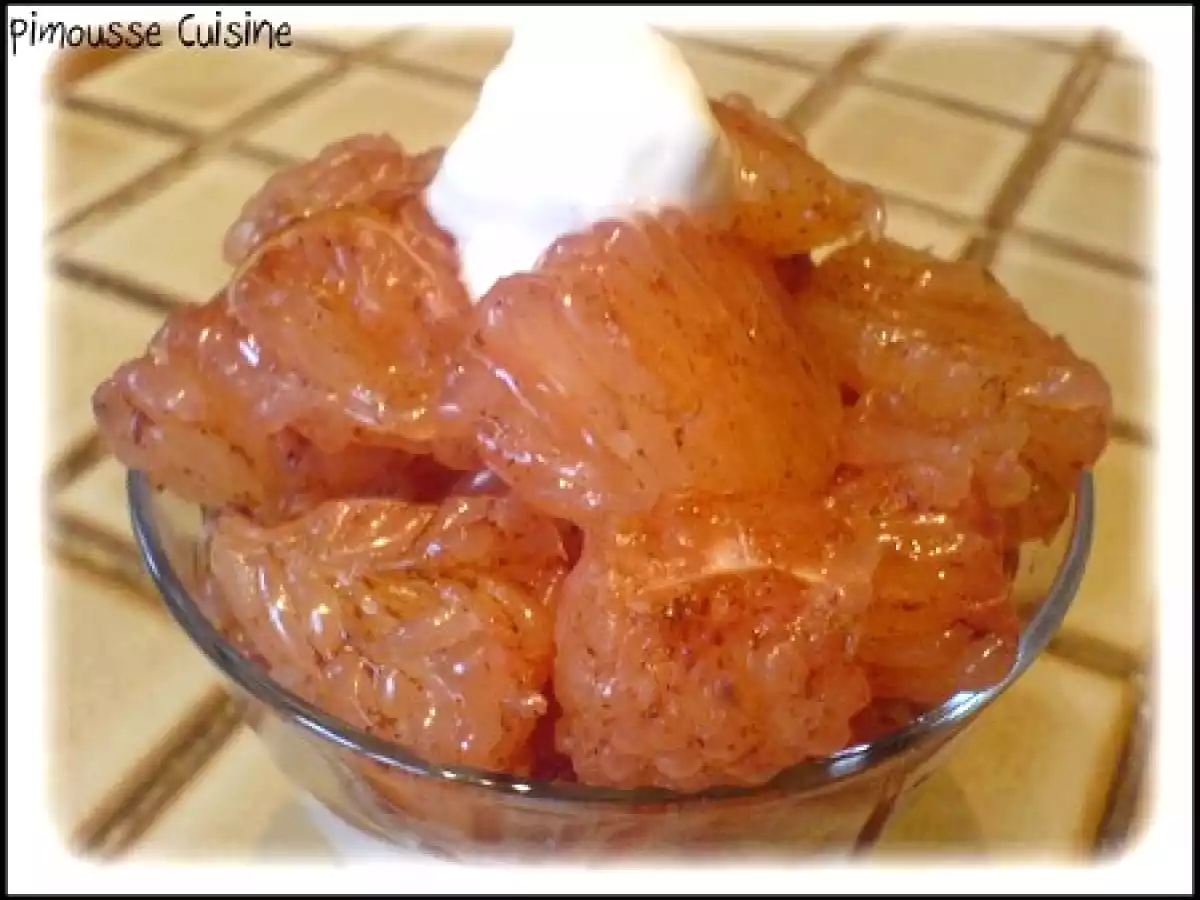 La verrine de pamplemousse à la canelle et fromage blanc à la vanille - photo 2