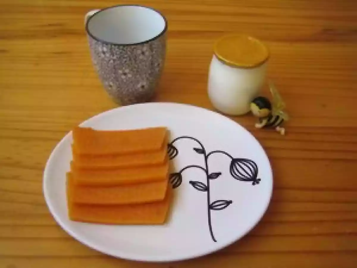 Labyrinthe agar agar patate douce et vanille (sans gluten)