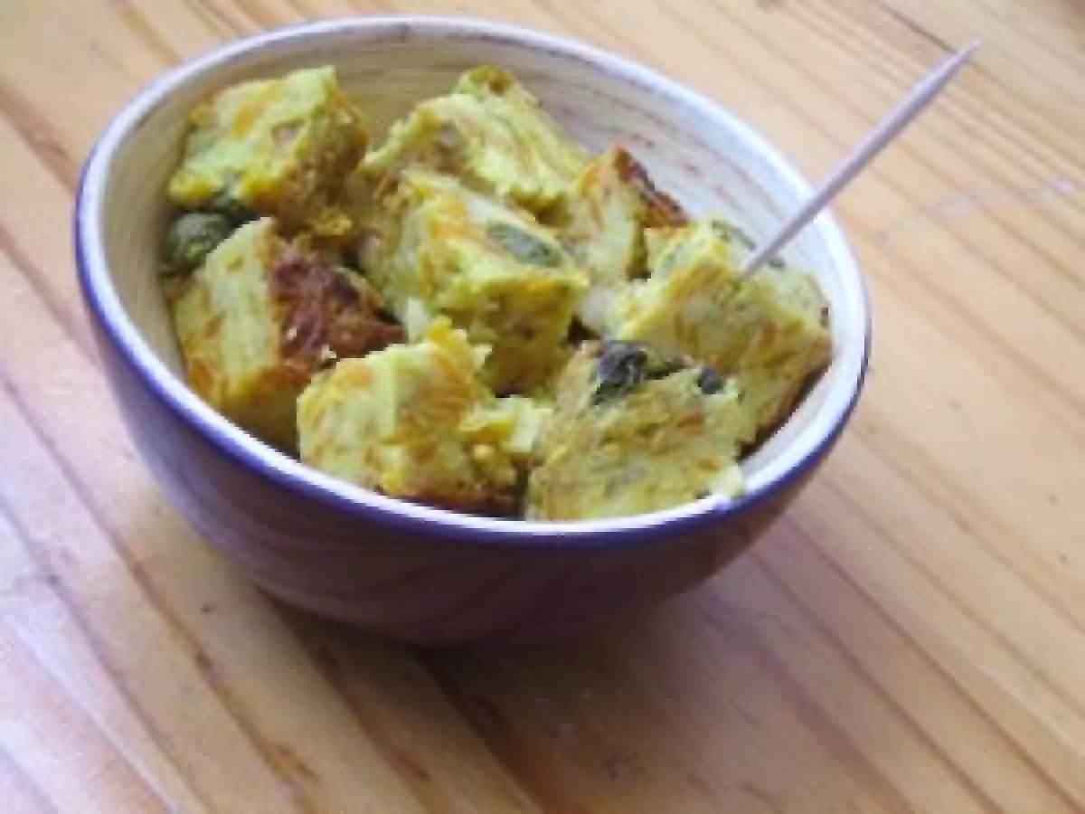 Labyrinthe carottes et farine de pois chiches (sans gluten)