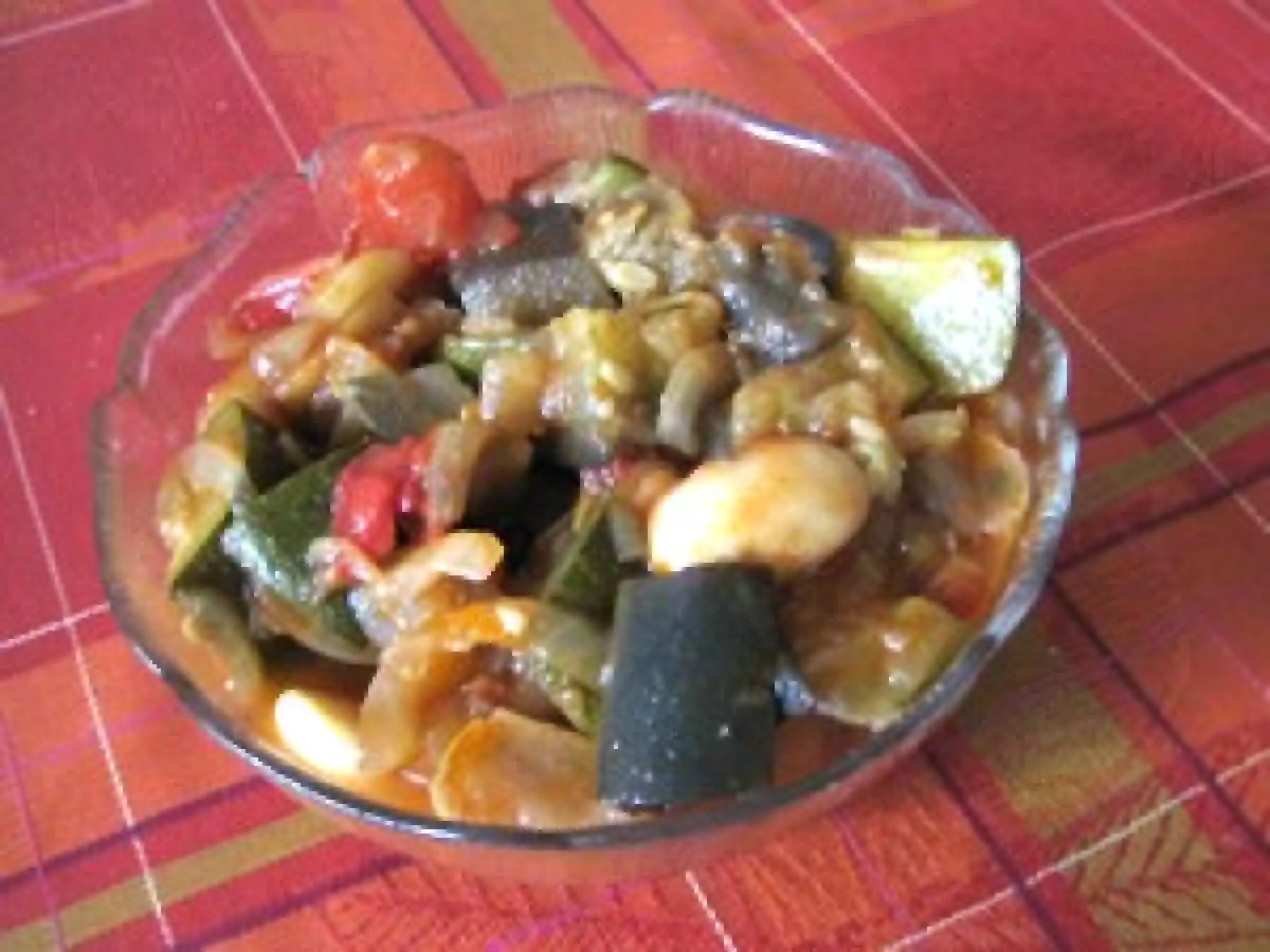 Labyrinthe courgettes, aubergines et tomates (sans gluten, sans lactose, sans oeufs)