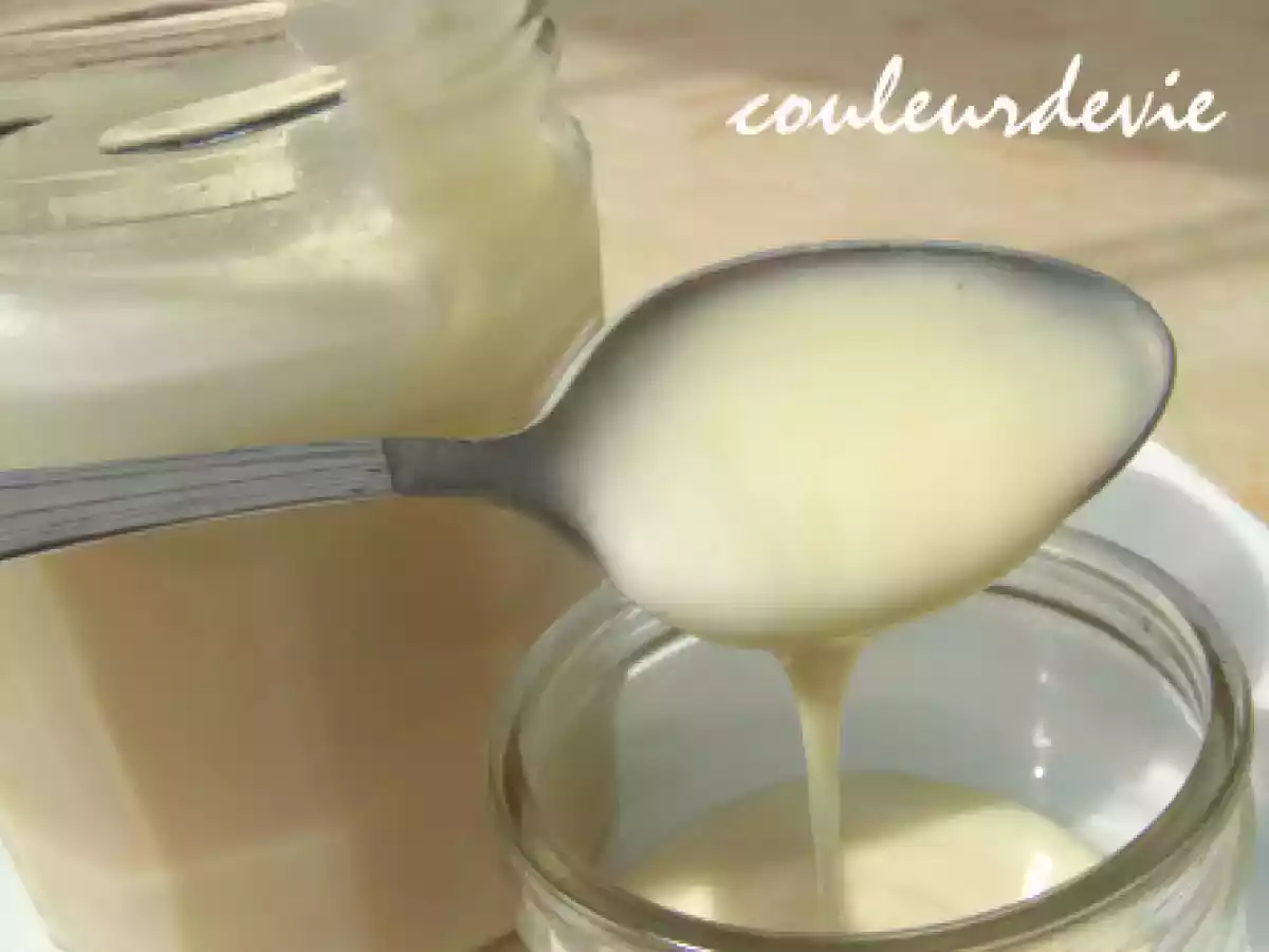 Lait concentré sucré maison au thermomix