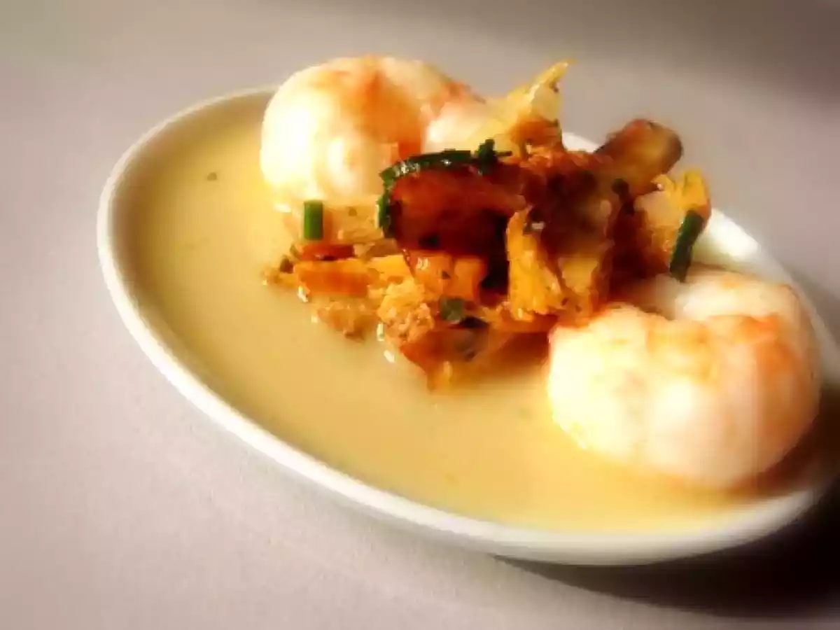 Langoustines aux girolles... petit plat de fetes